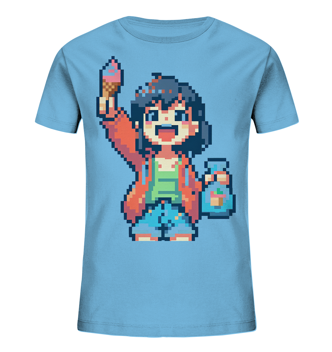 Moritz World: Happy Ice Girl - Kids Organic Shirt