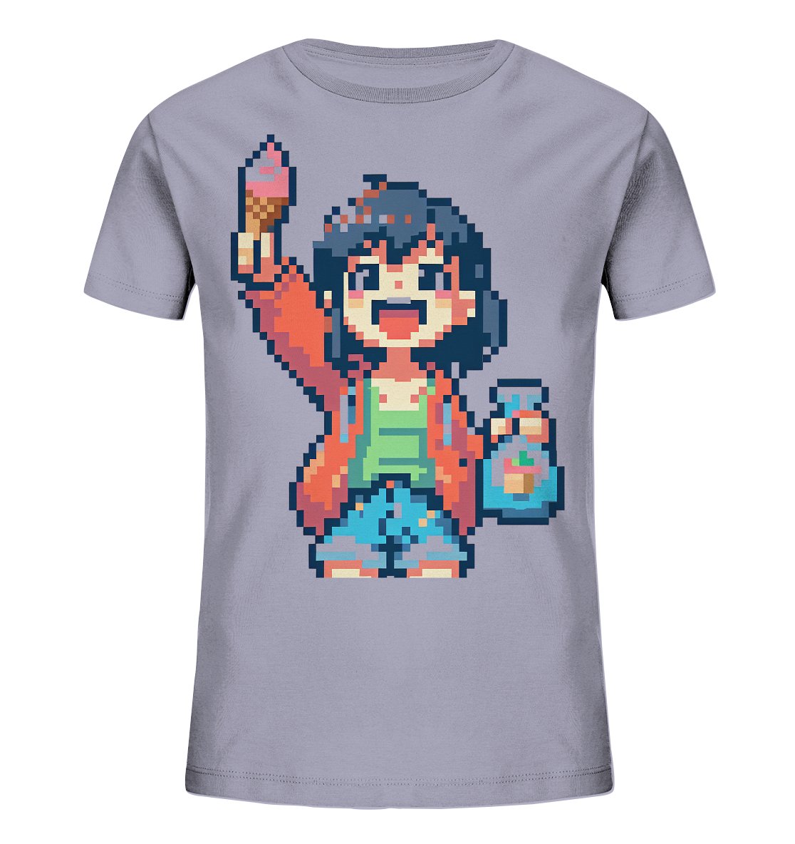 Moritz World: Happy Ice Girl - Kids Organic Shirt