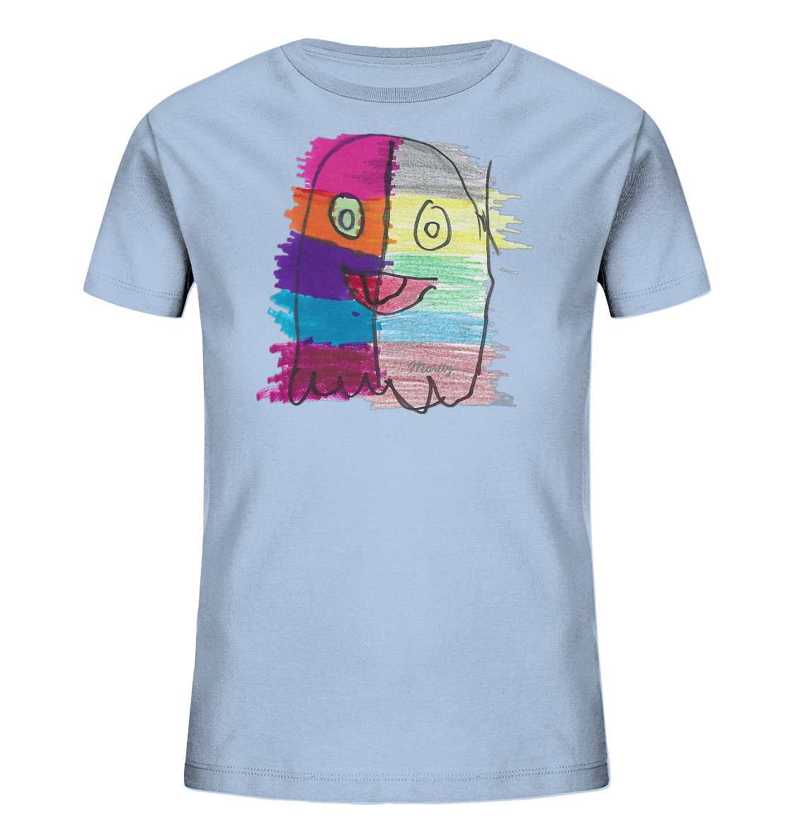 Funny Ghost - Kinder Organic T-Shirt