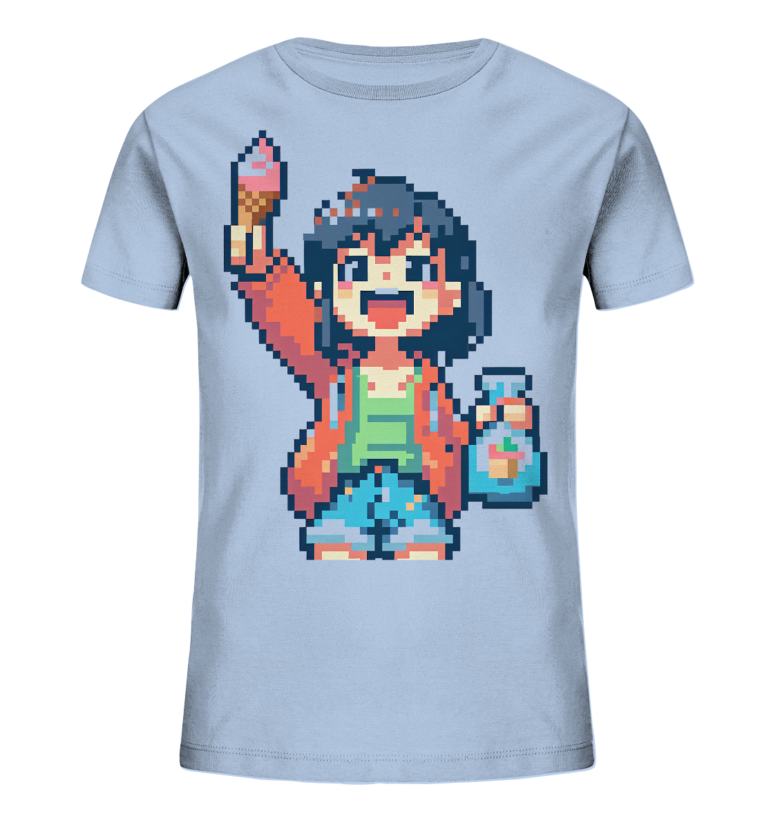 Moritz World: Happy Ice Girl - Kids Organic Shirt