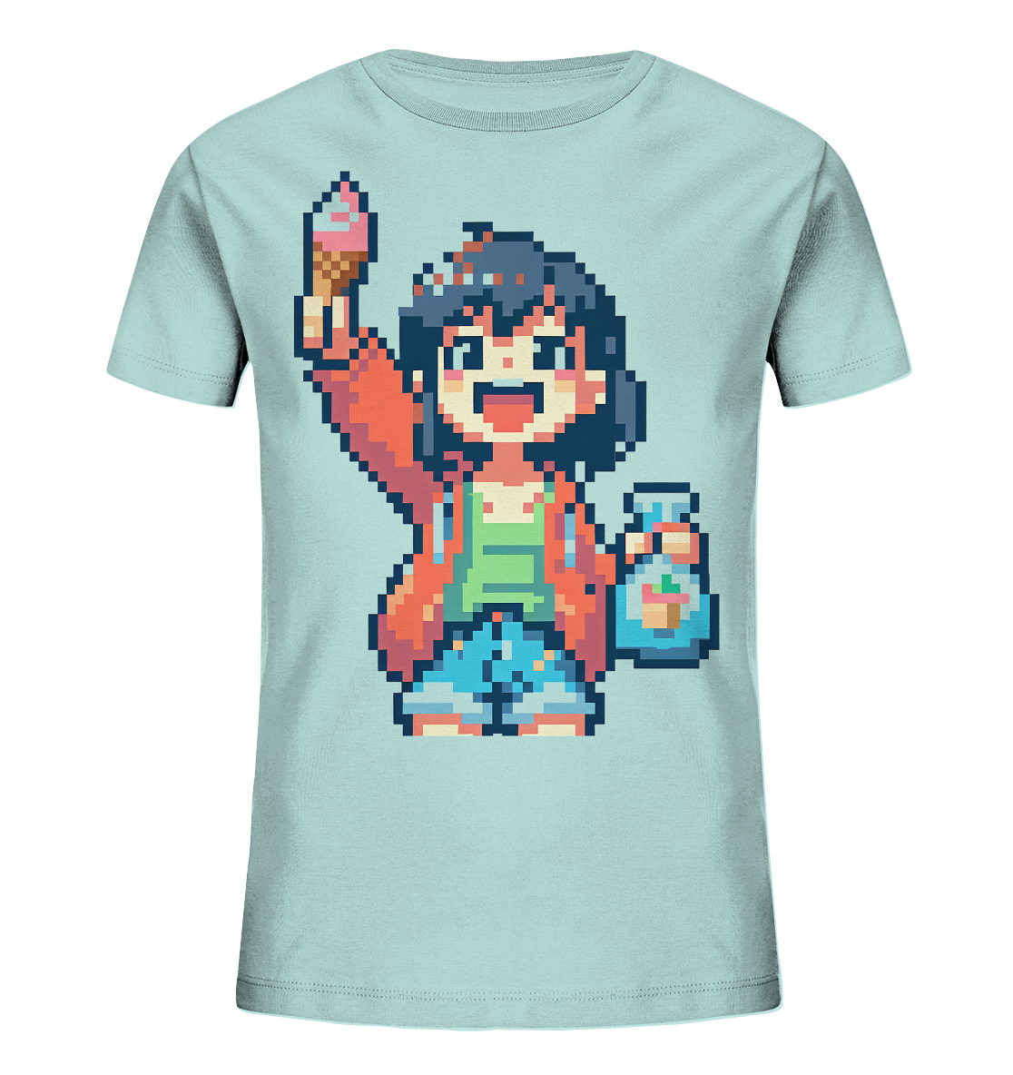 Moritz World: Happy Ice Girl - Kids Organic Shirt