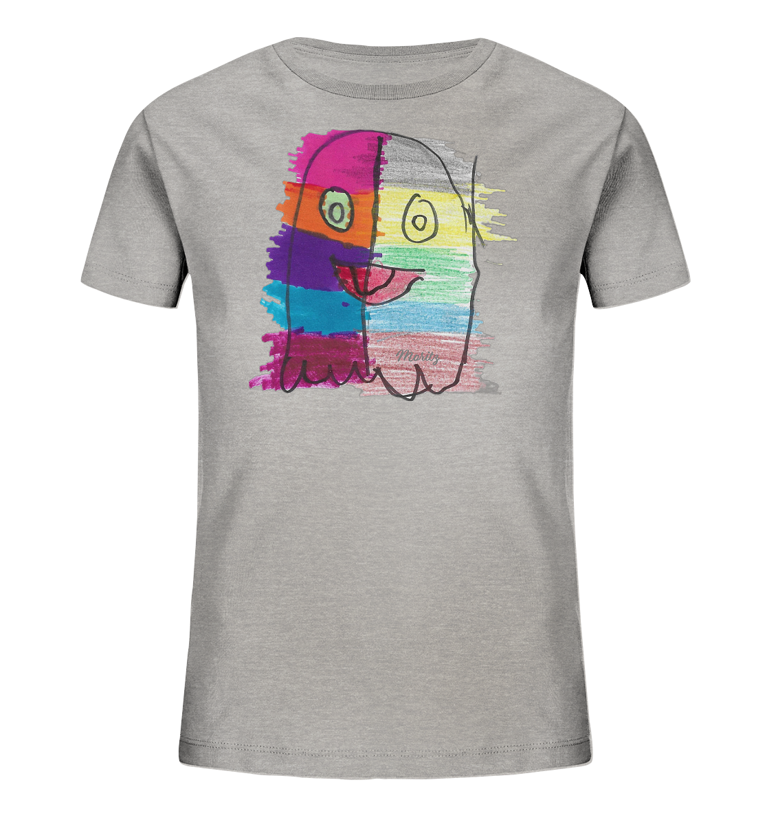 Funny Ghost - Kinder Organic T-Shirt