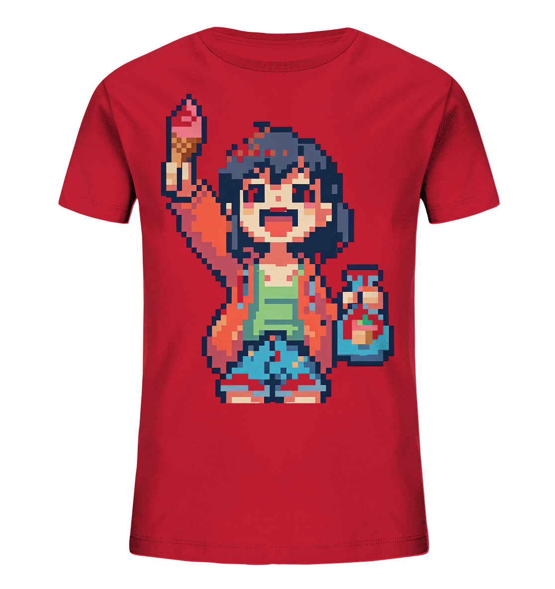 Moritz World: Happy Ice Girl - Kids Organic Shirt