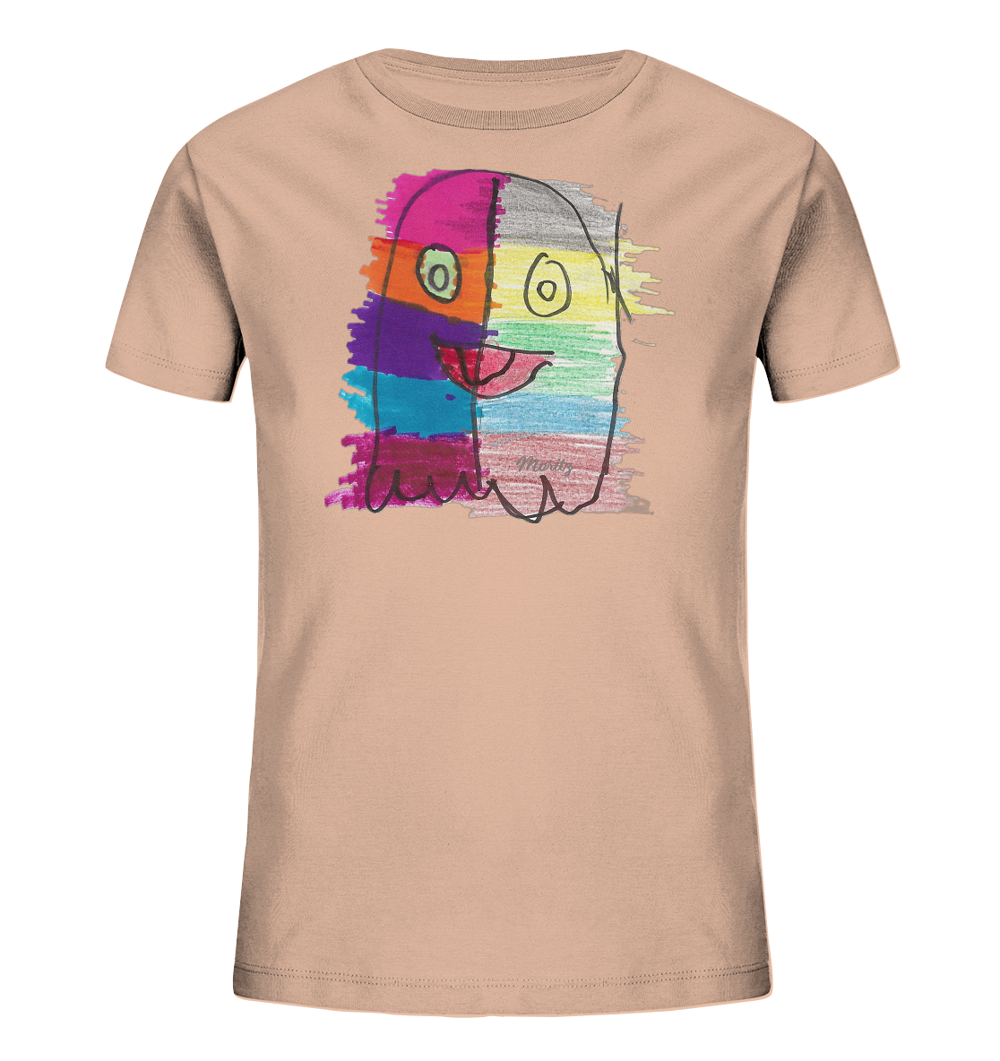 Funny Ghost - Kinder Organic T-Shirt