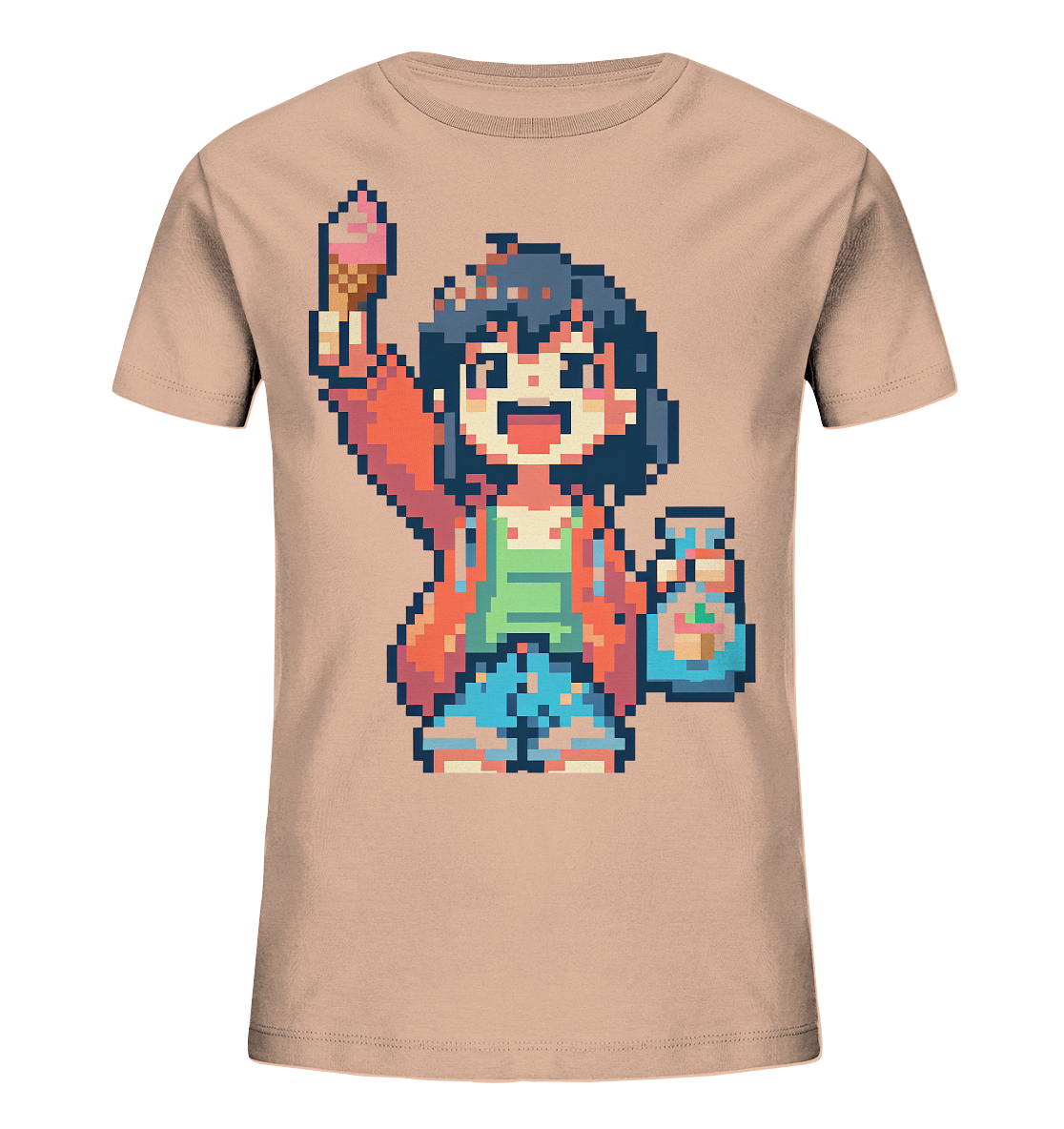 Moritz World: Happy Ice Girl - Kids Organic Shirt