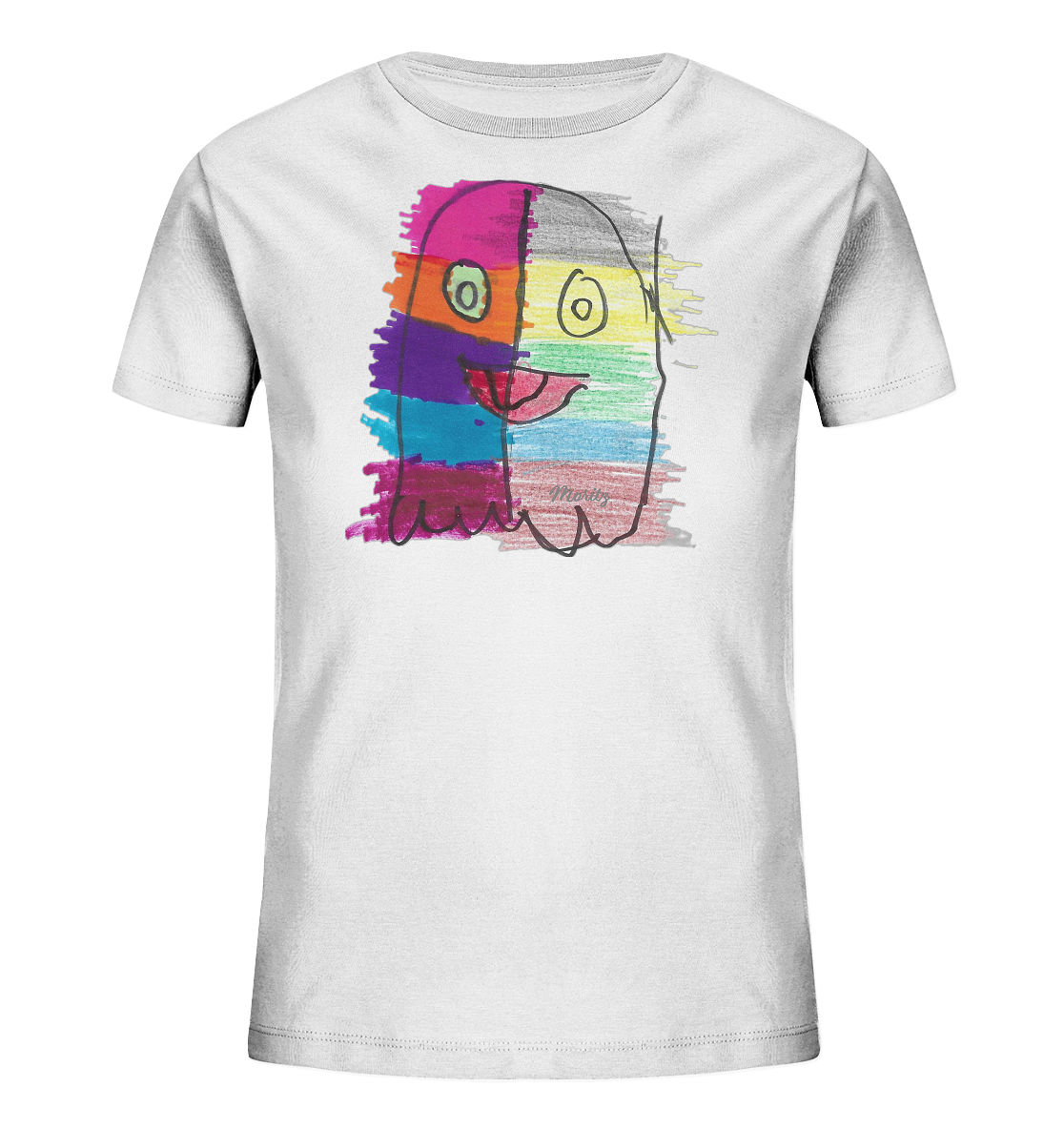 Funny Ghost - Kinder Organic T-Shirt