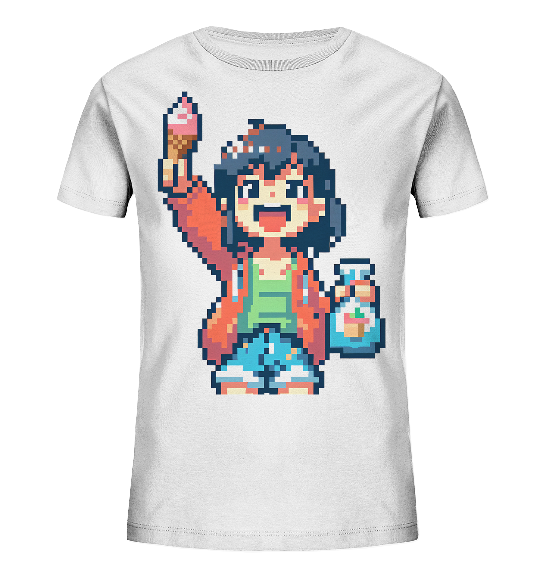 Moritz World: Happy Ice Girl - Kids Organic Shirt