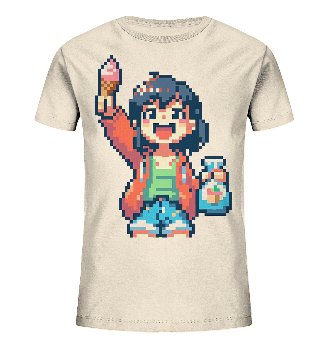 Moritz World: Happy Ice Girl - Kids Organic Shirt