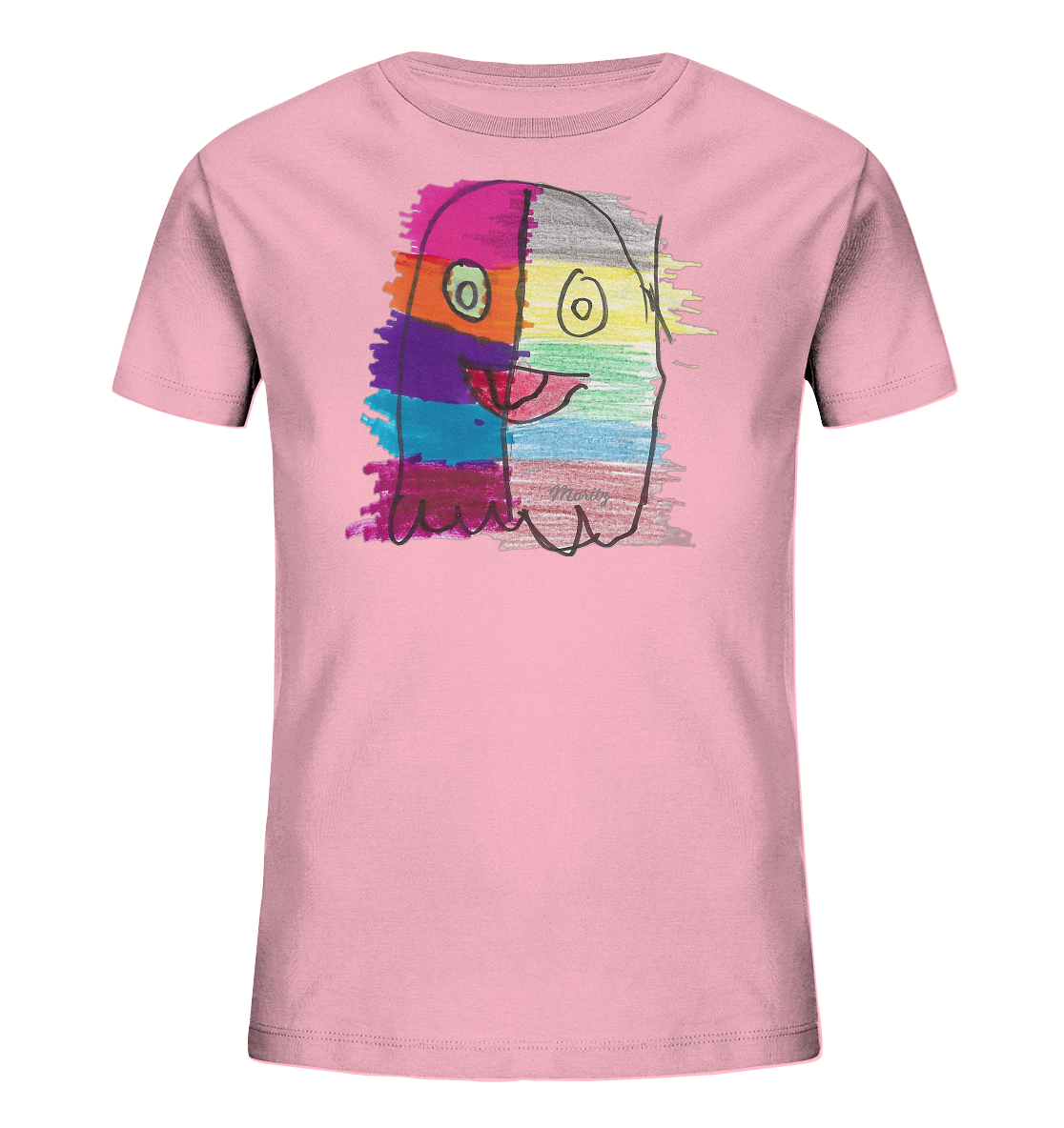 Funny Ghost - Kinder Organic T-Shirt