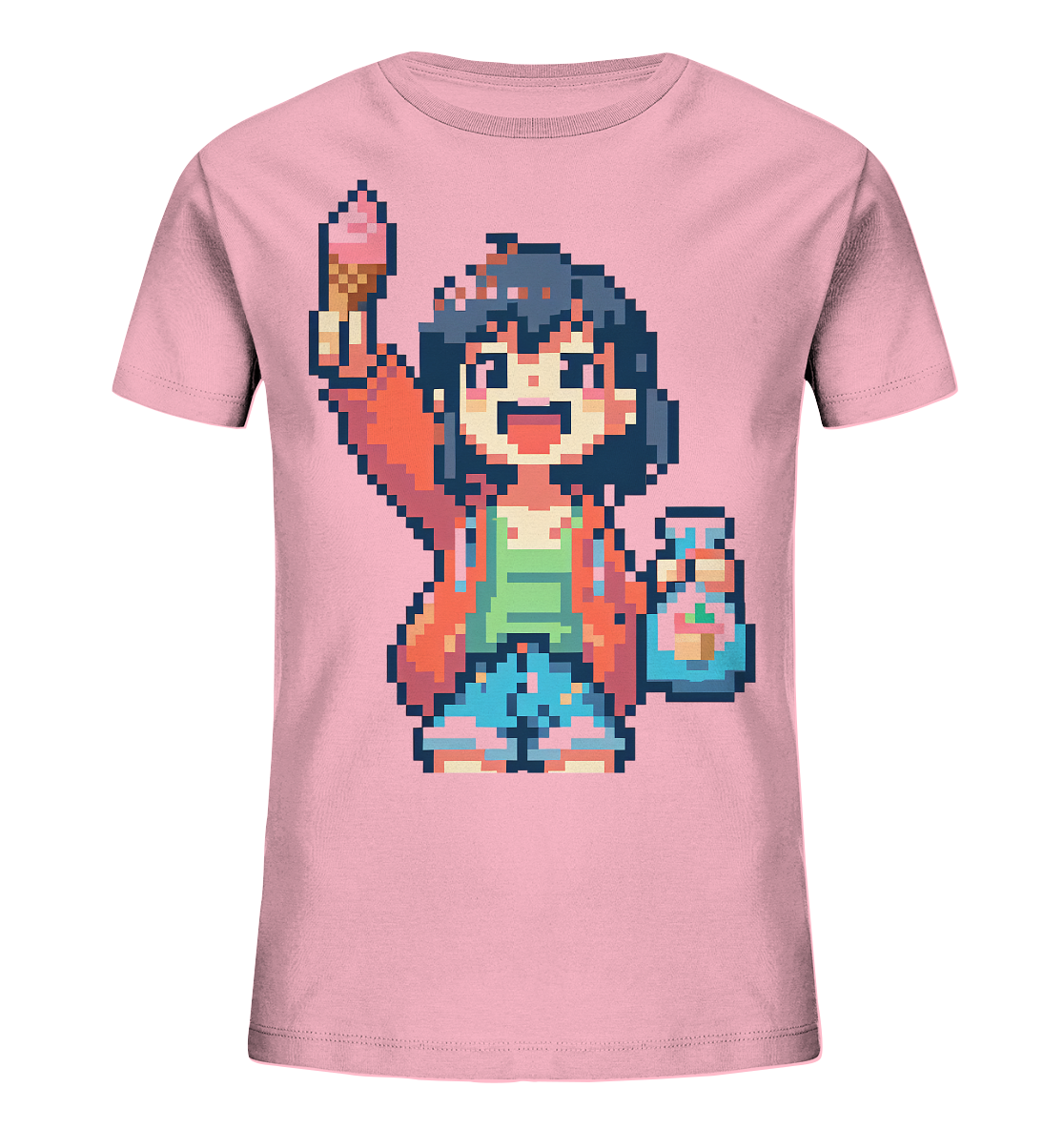 Moritz World: Happy Ice Girl - Kids Organic Shirt