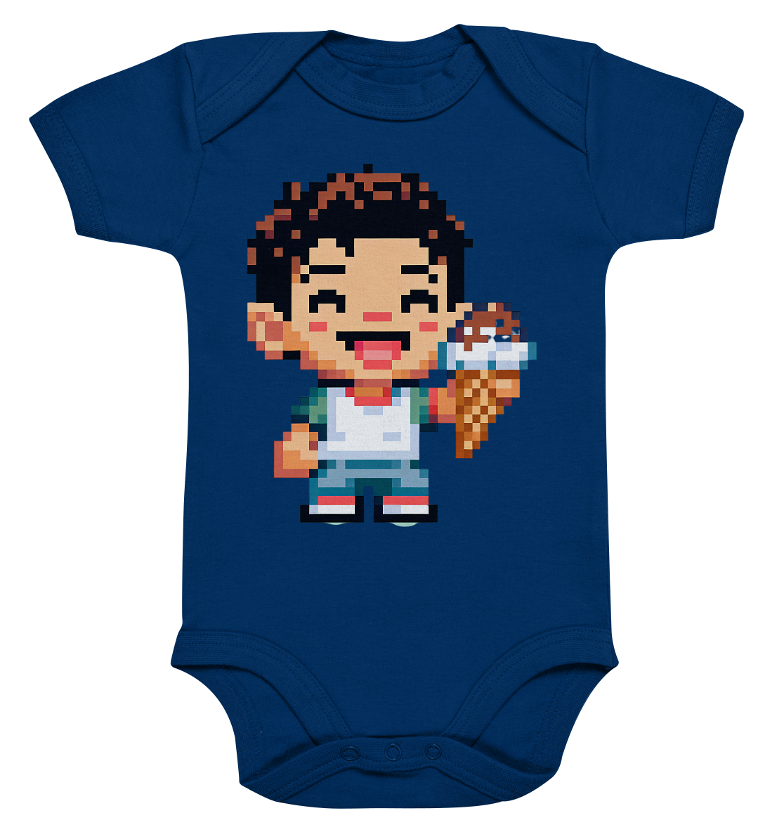 Moritz World: Happy Ice Boy - Organic Baby Bodysuit
