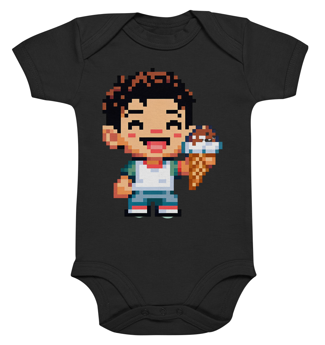 Moritz World: Happy Ice Boy - Organic Baby Bodysuit