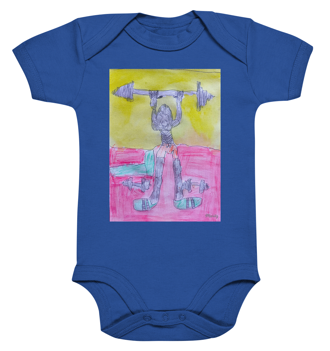 Moritz World: Gorilla Gym - Organic Baby Bodysuit