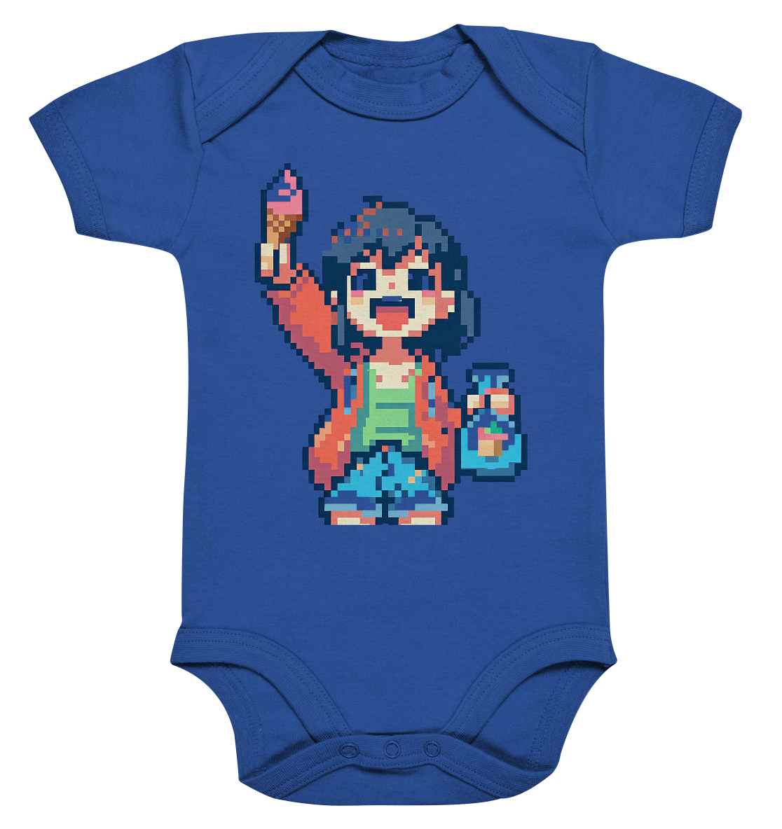 Moritz World: Happy Ice Girl - Organic Baby Bodysuit