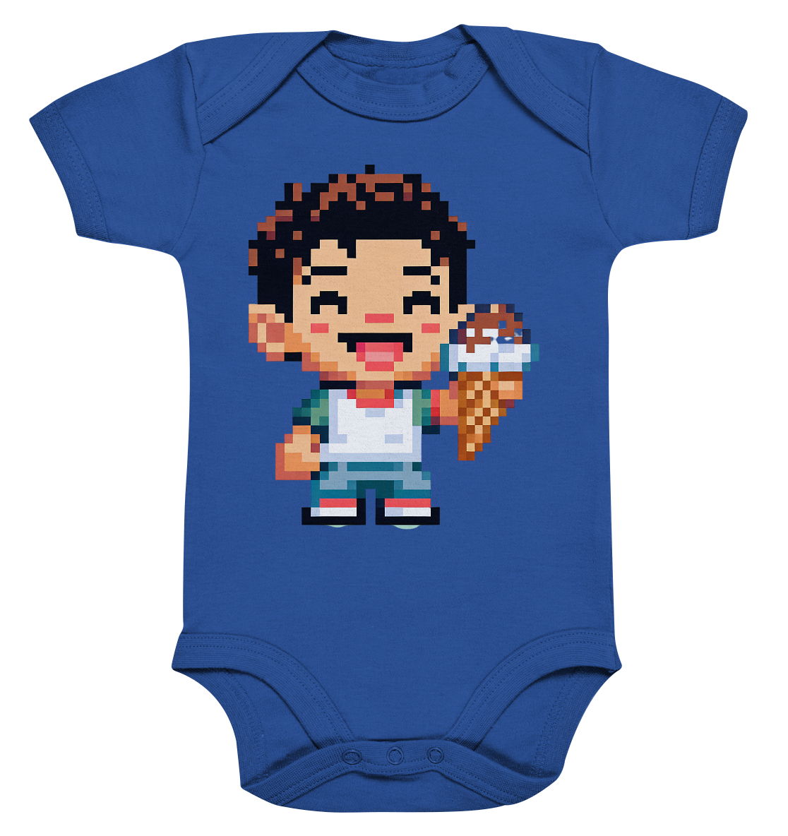 Moritz World: Happy Ice Boy - Organic Baby Bodysuit