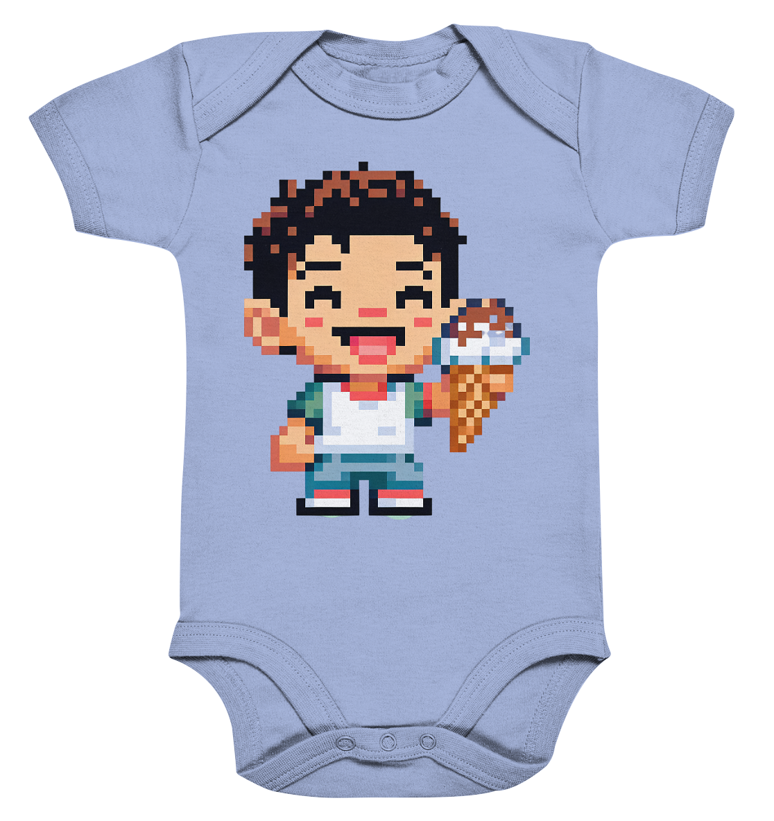 Moritz World: Happy Ice Boy - Organic Baby Bodysuit