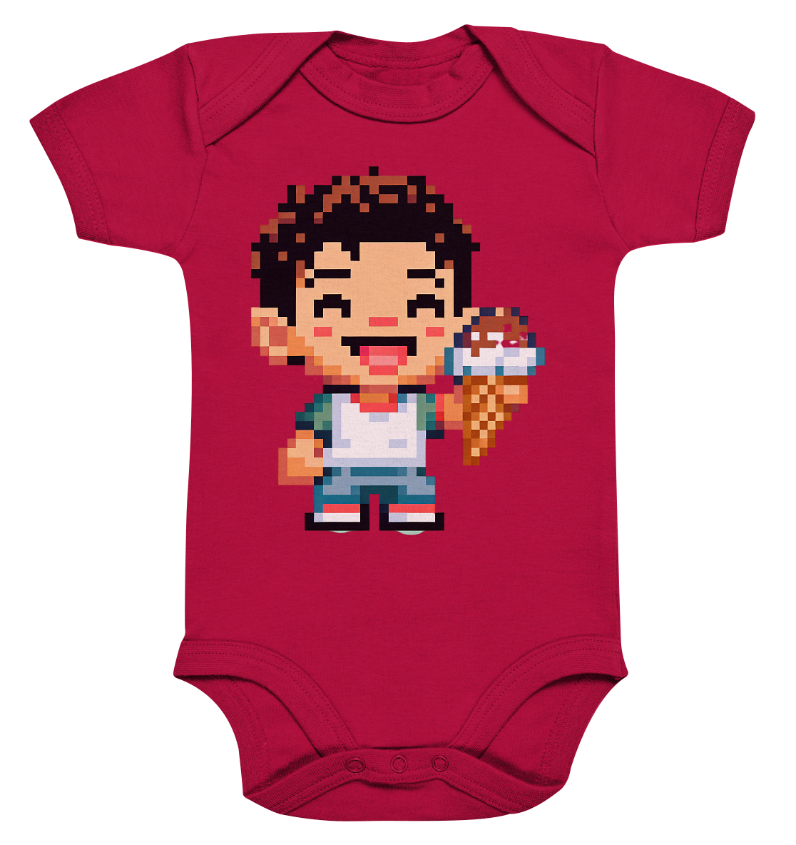 Moritz World: Happy Ice Boy - Organic Baby Bodysuit