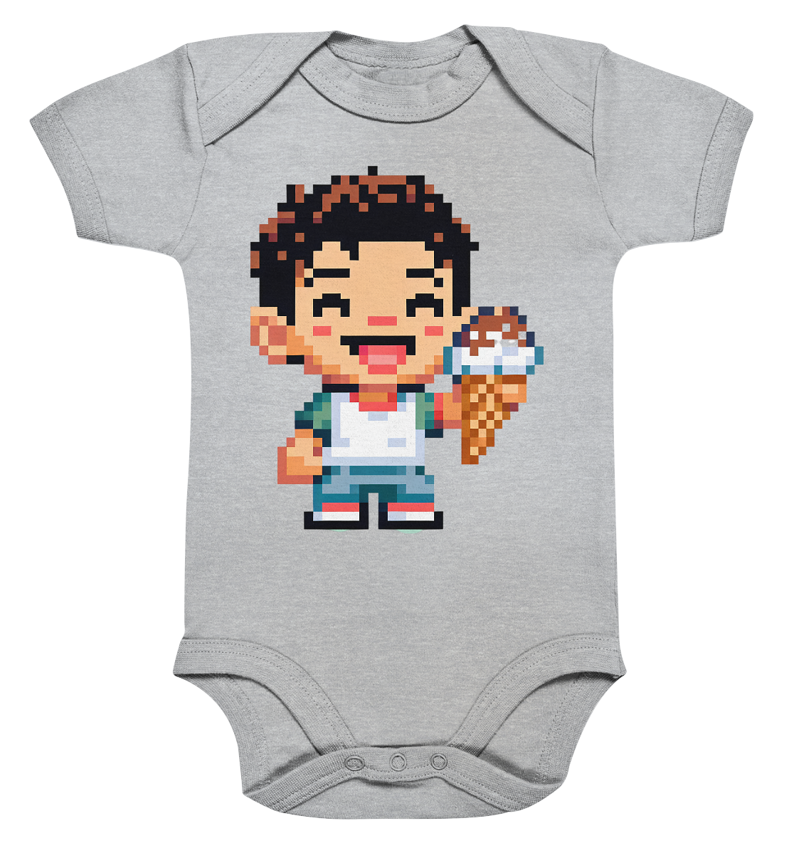 Moritz World: Happy Ice Boy - Organic Baby Bodysuit