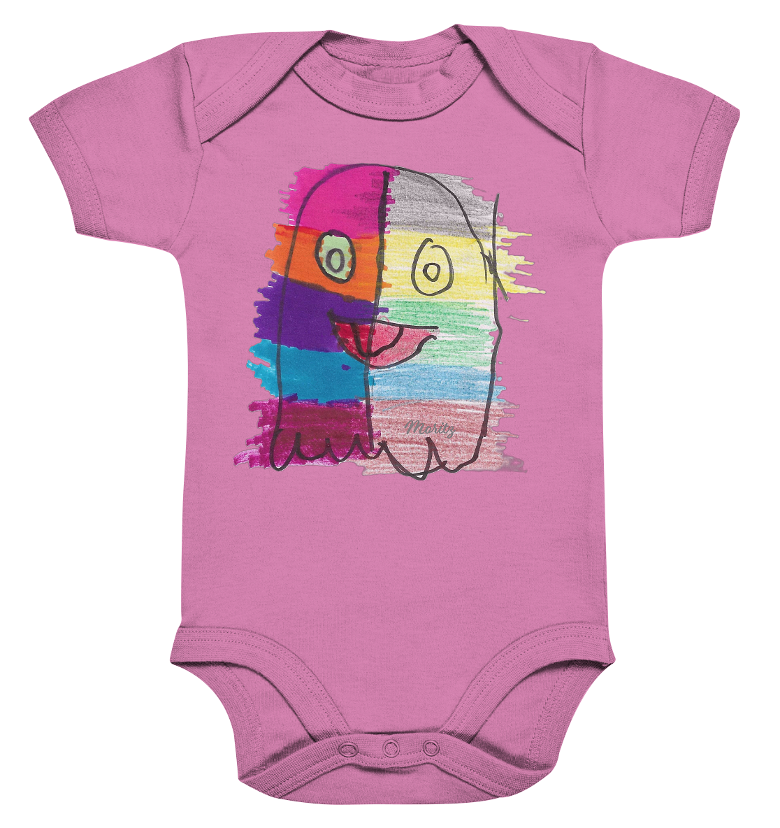 Funny Ghost - Organic Baby Bodysuit