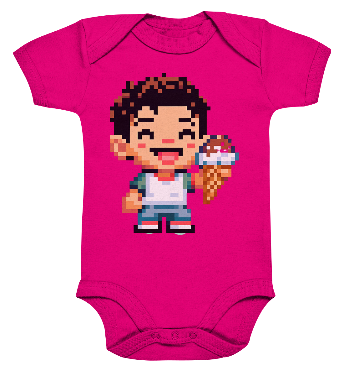 Moritz World: Happy Ice Boy - Organic Baby Bodysuit