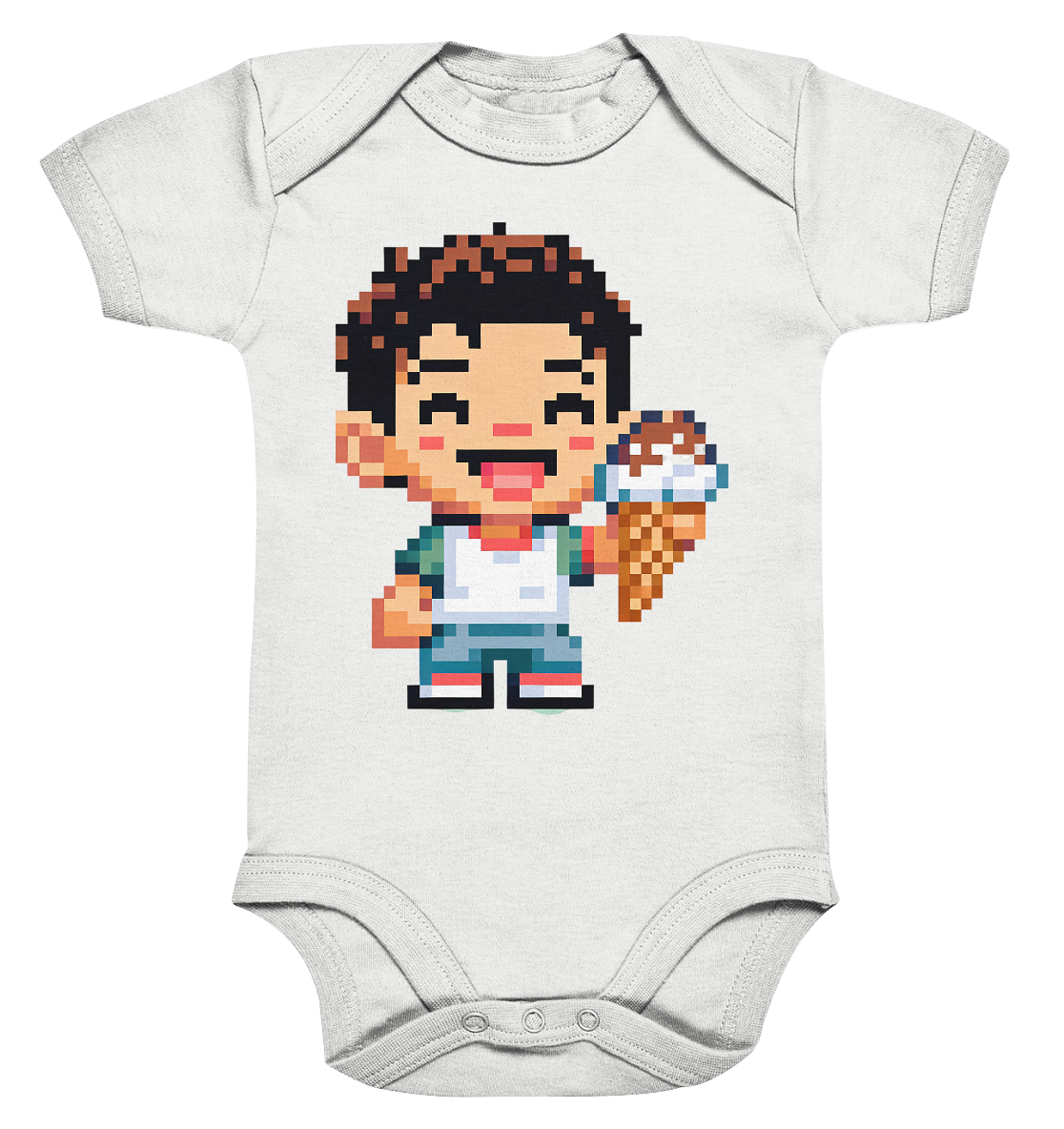 Moritz World: Happy Ice Boy - Organic Baby Bodysuit