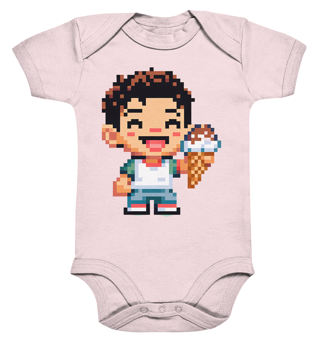 Moritz World: Happy Ice Boy - Organic Baby Bodysuit