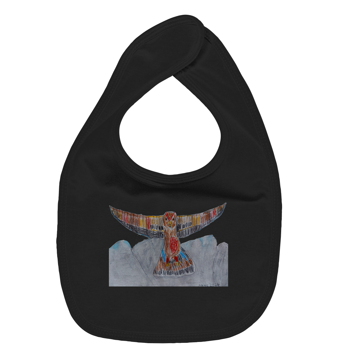 Moritz World: Flying Eagle - Organic Baby-Lätzchen