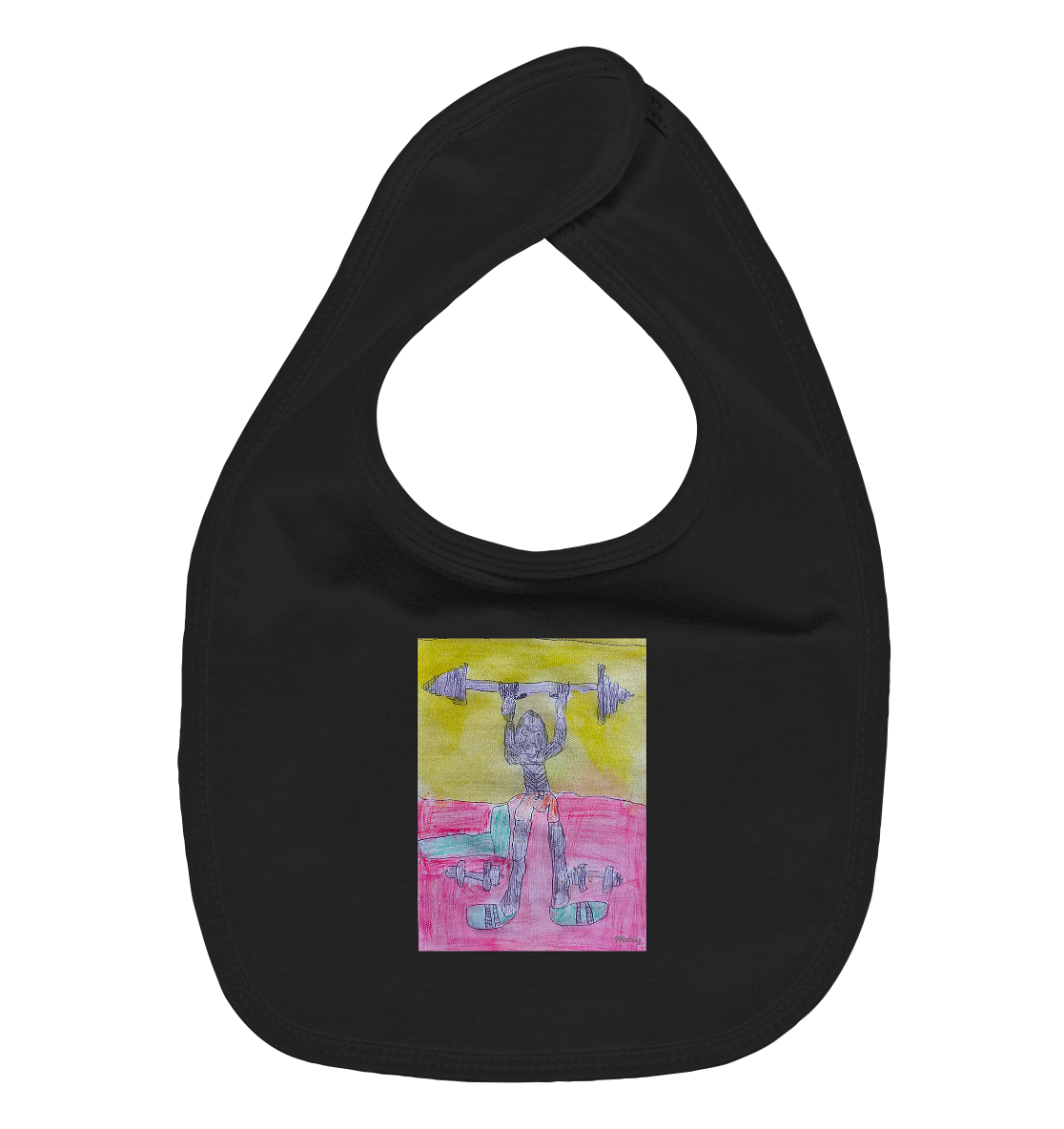 Moritz World: Gorilla Gym - Organic Baby-Lätzchen