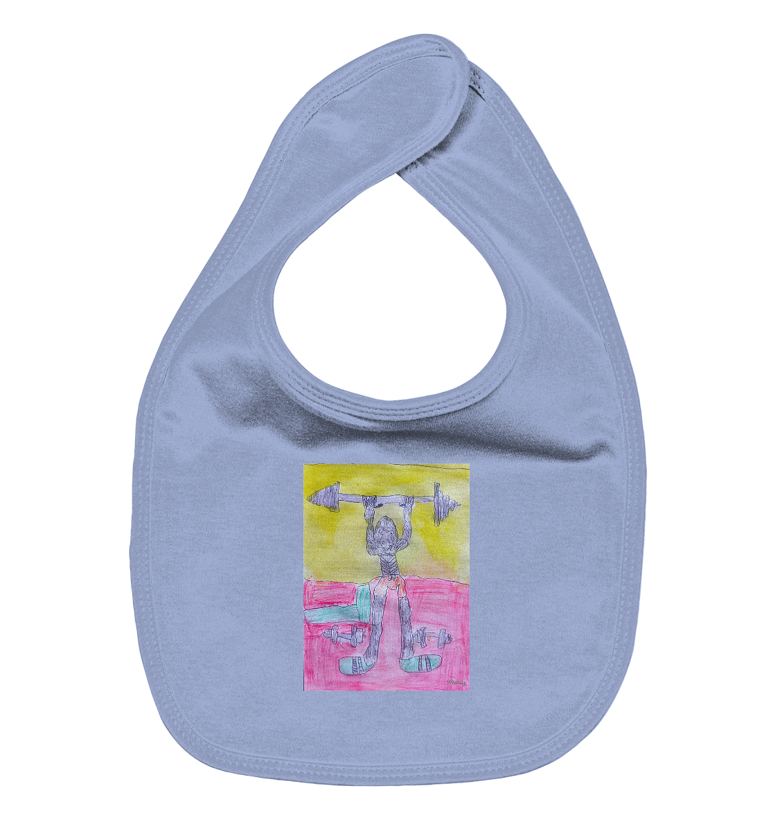 Moritz World: Gorilla Gym - Organic Baby-Lätzchen