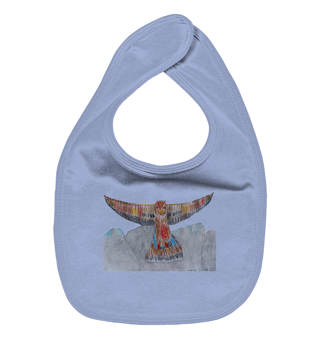 Moritz World: Flying Eagle - Organic Baby-Lätzchen