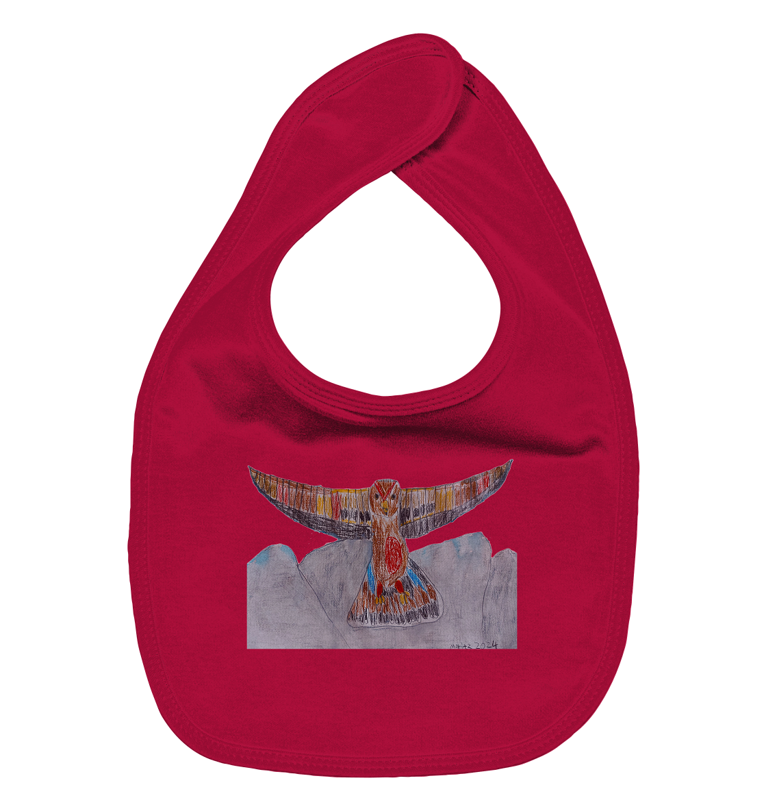Moritz World: Flying Eagle - Organic Baby-Lätzchen