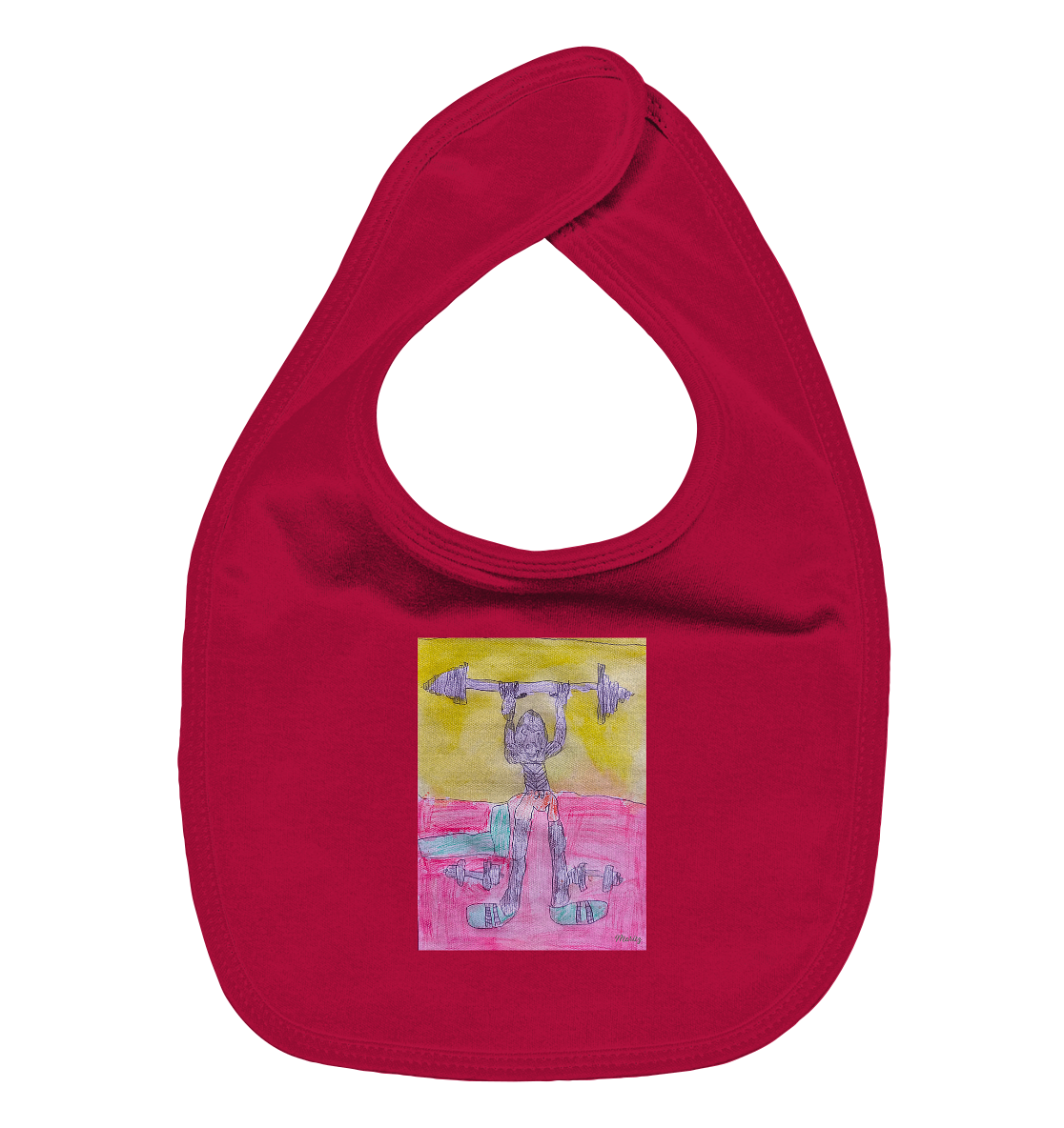 Moritz World: Gorilla Gym - Organic Baby-Lätzchen