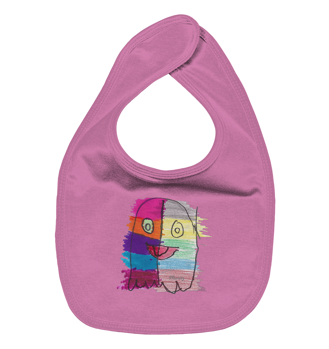 Funny Ghost - Organic Baby-Lätzchen