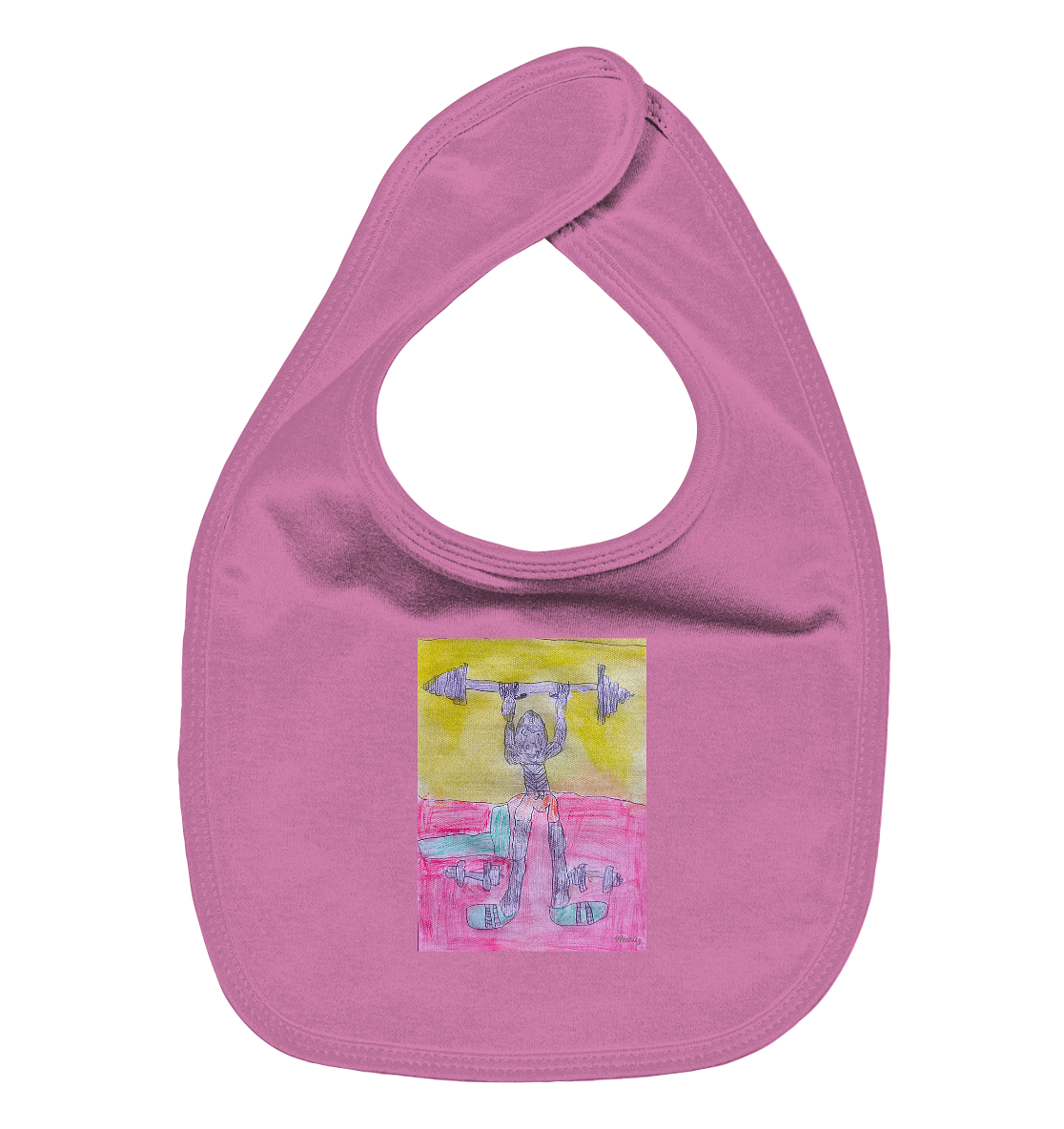 Moritz World: Gorilla Gym - Organic Baby-Lätzchen