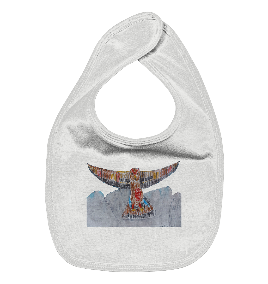 Moritz World: Flying Eagle - Organic Baby-Lätzchen