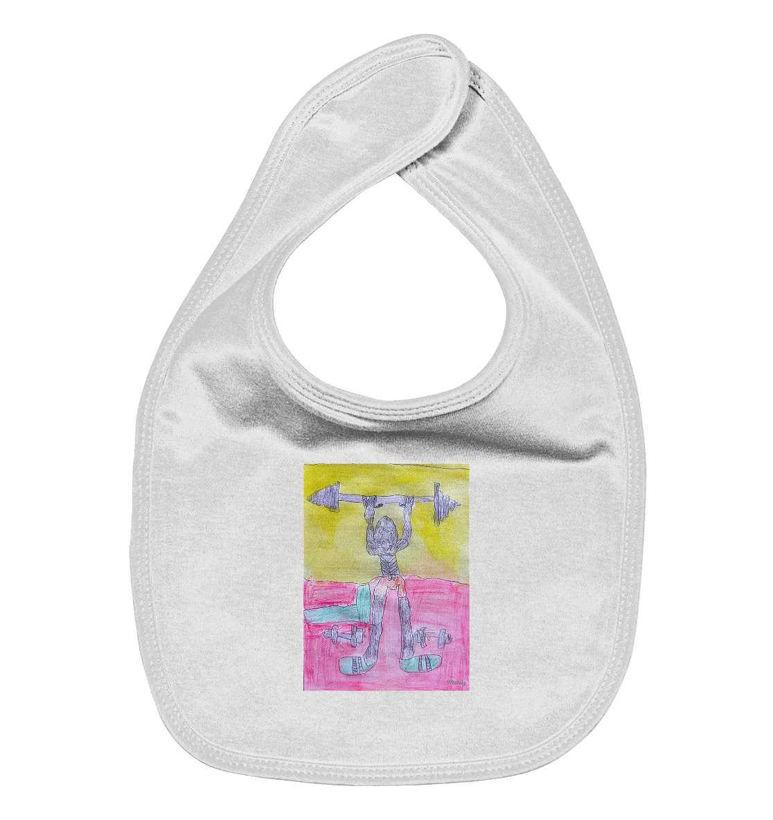 Moritz World: Gorilla Gym - Organic Baby-Lätzchen