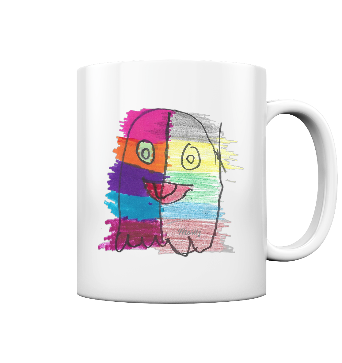 Funny Ghost - Kinder-Tasse glossy