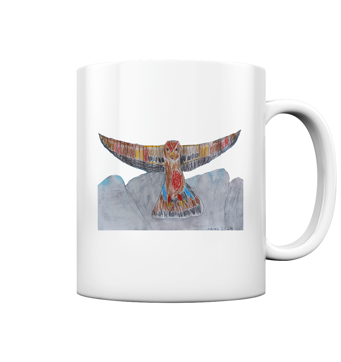Moritz World: Flying Eagle - Tasse glossy