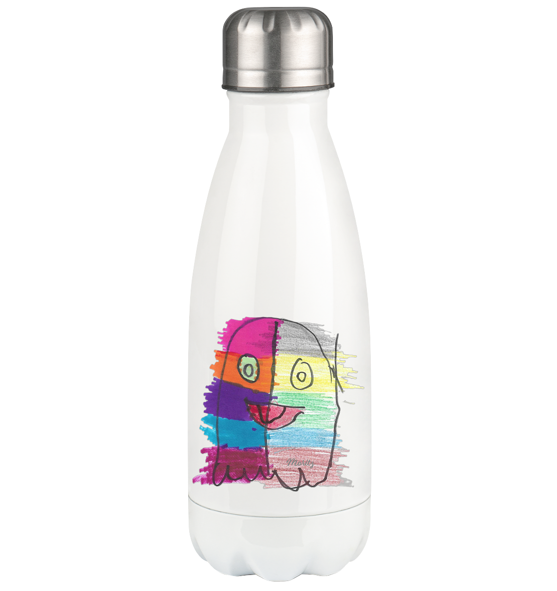 Funny Ghost - Thermoflasche 350ml Trinkflasche Kinder
