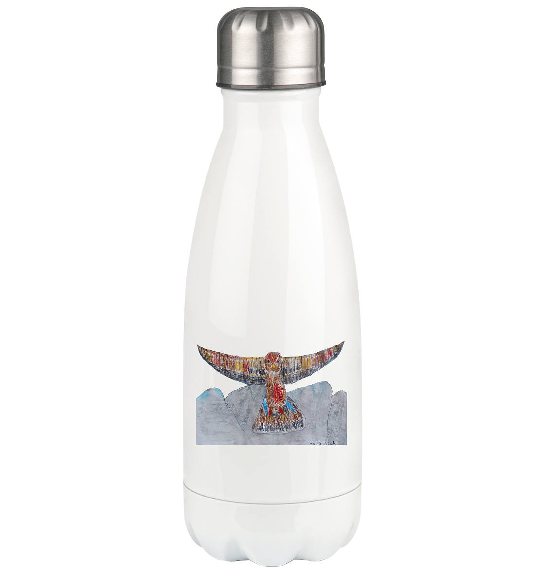 Moritz World: Flying Eagle - Thermoflasche 350ml Trinkflasche Kinder