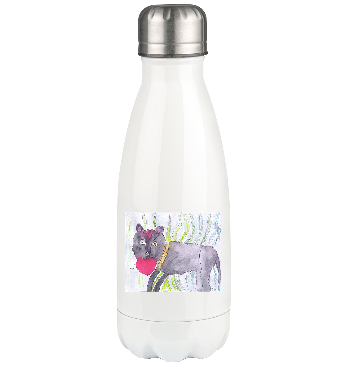 Moritz World: Black Panther - Thermoflasche 350ml Kinder Trinkflasche