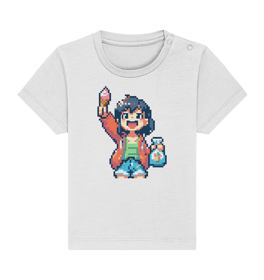 Moritz World: Happy Ice Girl - Baby Organic Shirt