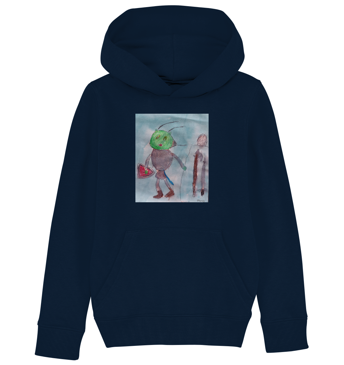 Moritz World: Brave Knight - Kinder Organic Hoodie/Kapuzenpullover