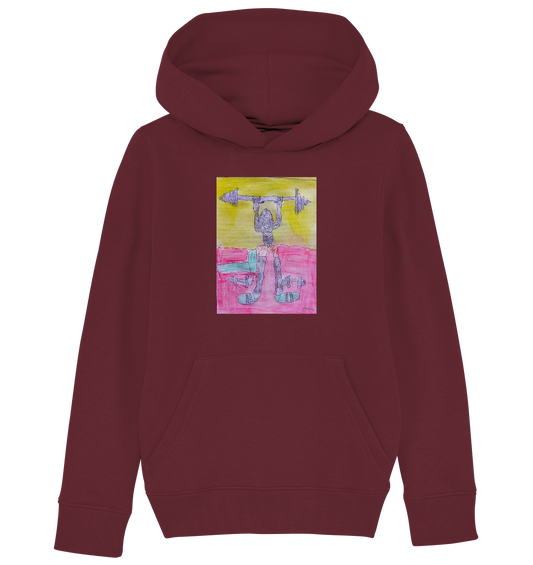 Moritz World: Gorilla Gym - Kinder Organic Hoodie Kapuzensweatshirt