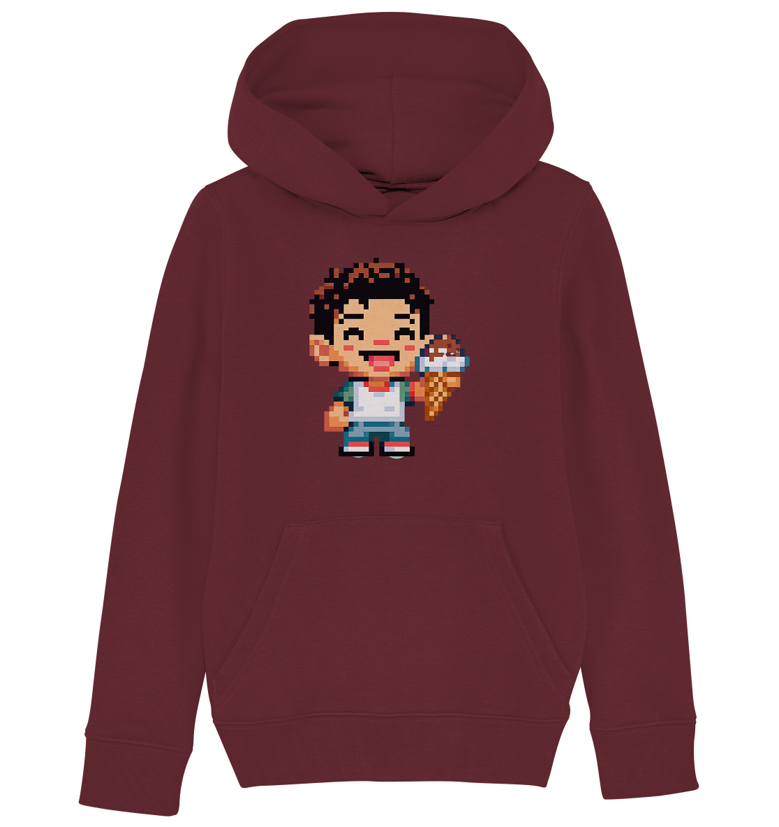 Moritz World: Happy Ice Boy - Kinder Organic Hoodie Kapuzensweatshirt