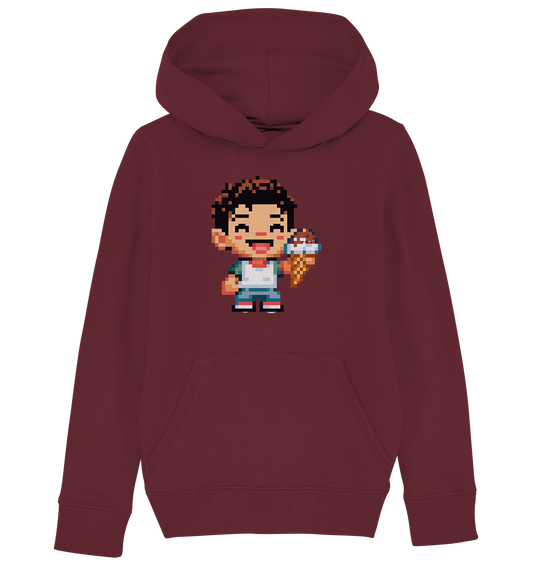 Moritz World: Happy Ice Boy - Kinder Organic Hoodie Kapuzensweatshirt
