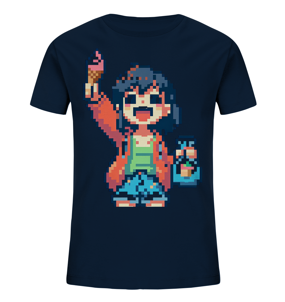 Moritz World: Happy Ice Girl - Kids Organic Shirt