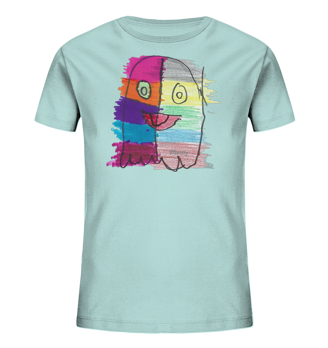 Funny Ghost - Kinder Organic T-Shirt