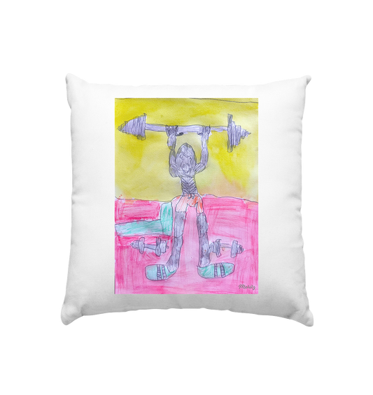 Moritz World: Gorilla Gym - Kissen 40x40cm
