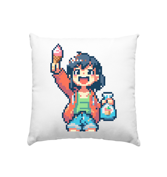 Moritz World: Happy Ice Girl - Kissen 40x40cm